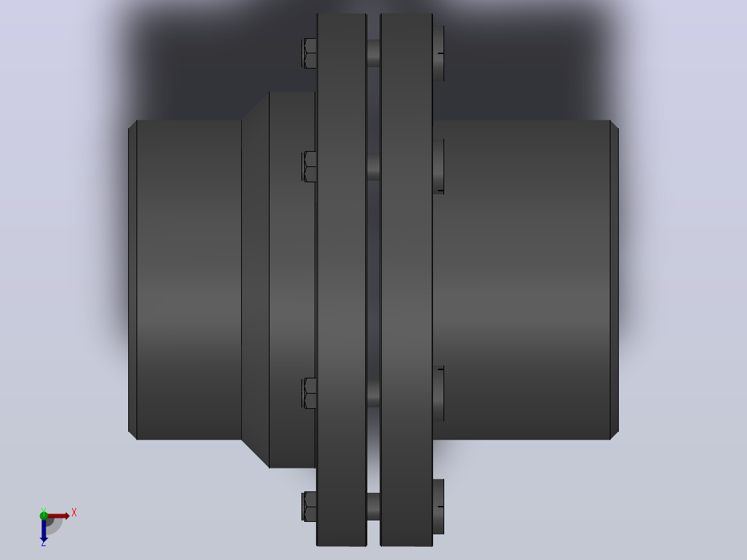 LT型弹性套柱销联轴器_LT12联轴器Z120×212／Z120×167俯视图