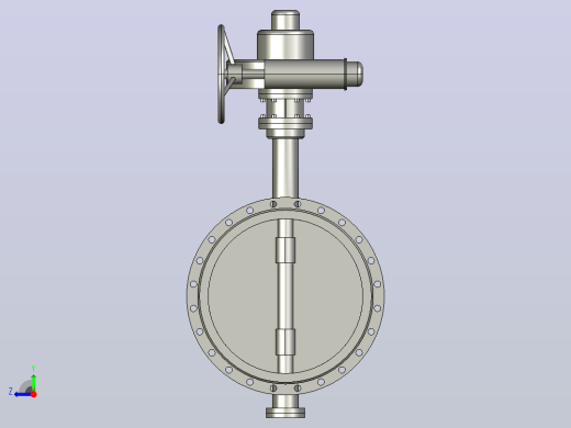 Dt943H(F)-10C.P.R.V-B[DN700]阀，截止阀，风阀，蝶阀右视缩略图