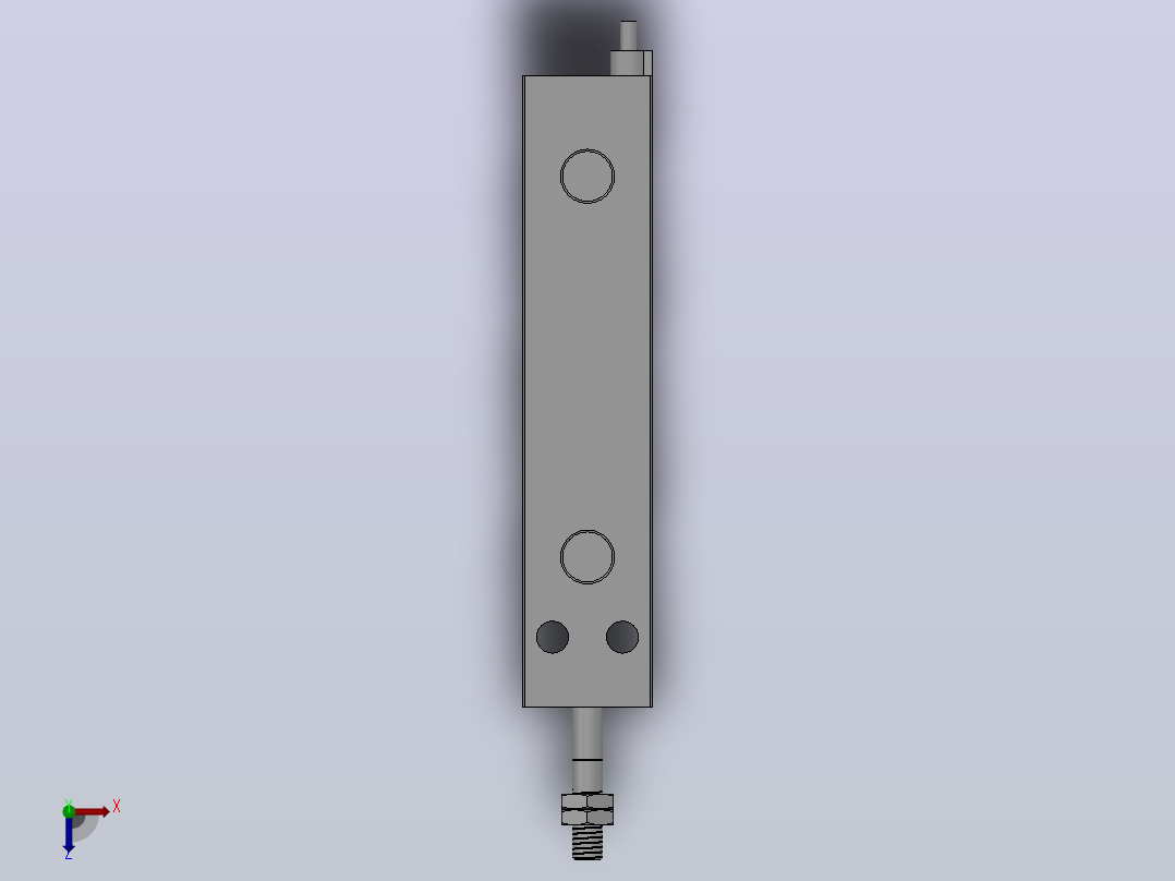 自由安装型气缸HCU系列[HCDU-630DM9BS]俯视图