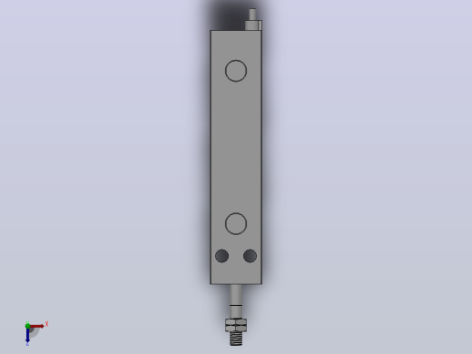 自由安装型气缸HCU系列[HCDU-630DM9BS]俯视缩略图