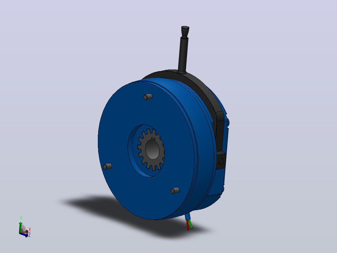 MD-B型电磁圆盘式制动器_MD15-100-B-30-RL-DC24V主视图