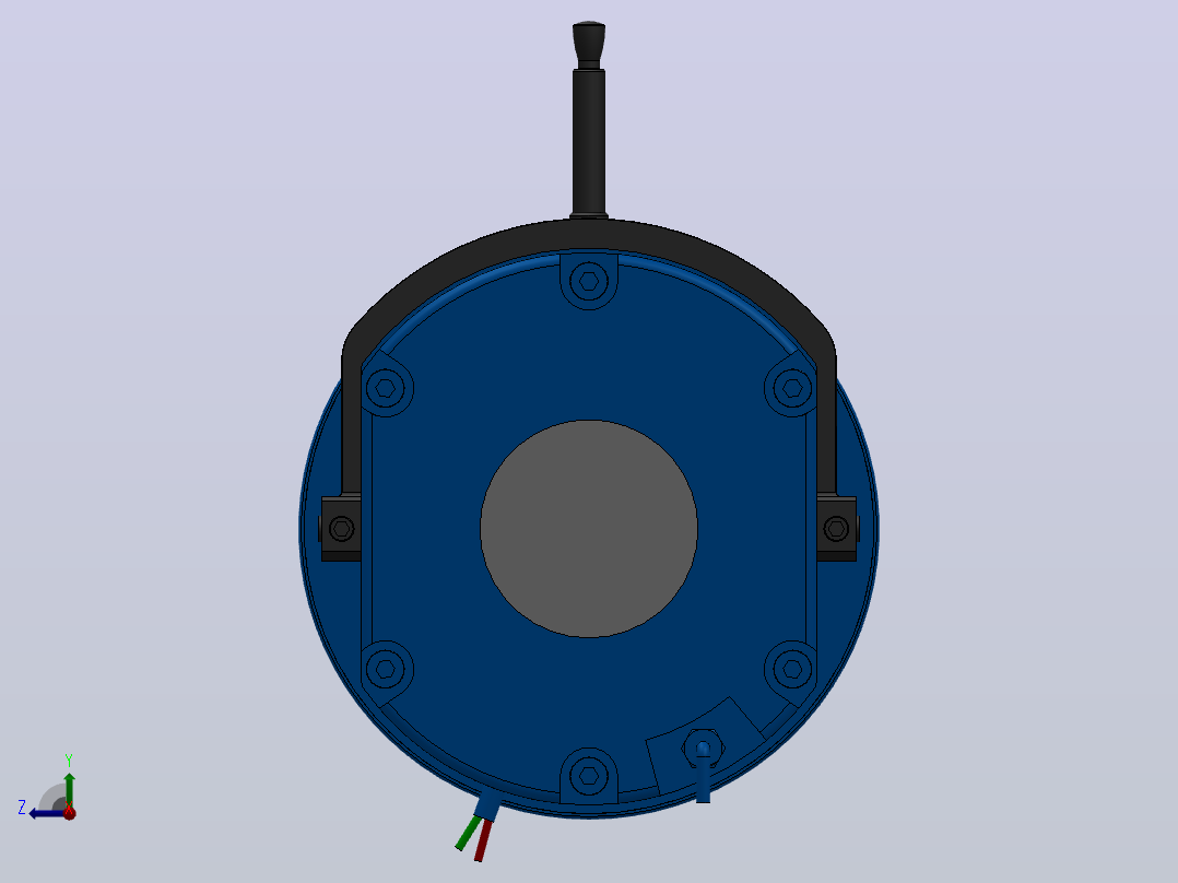 MD-B型电磁圆盘式制动器_MD15-100-B-30-RL-DC24V右视图