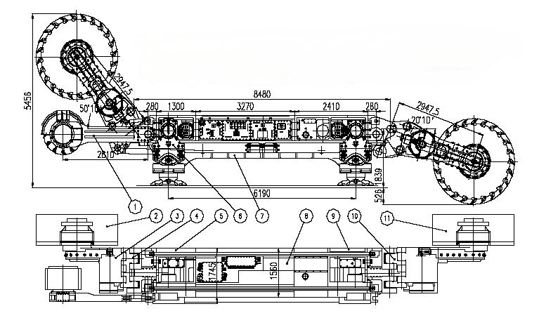采煤机液压调高系统设计（CAD+说明书）