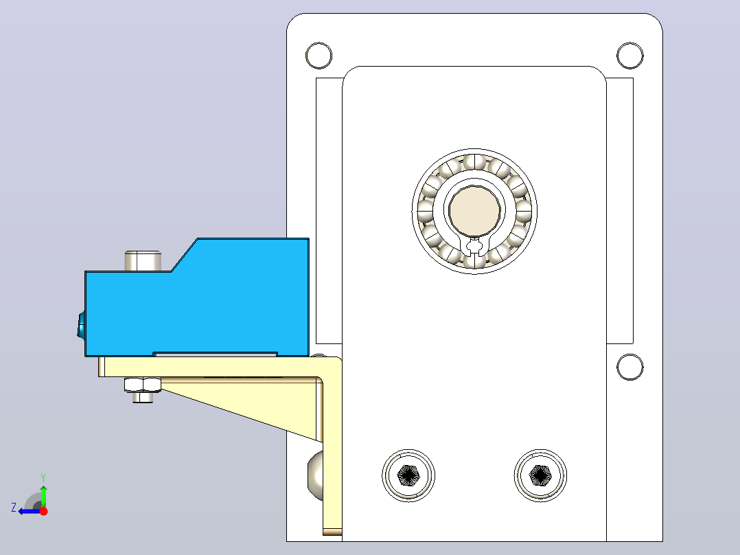 FSL40 直线模组[FSL40 E250 10C7-BC-B57]右视图