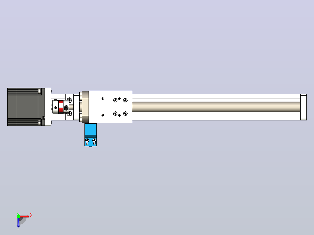 FSL40 直线模组[FSL40 E250 10C7-BC-B57]俯视图