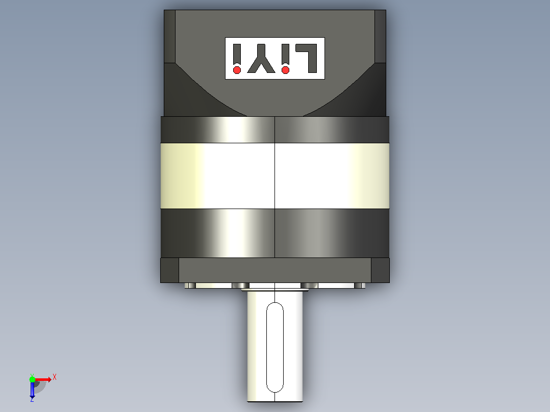 HF160精密行星减速机[HF160-L1-3]俯视图