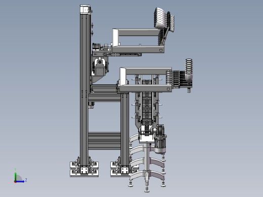 酒瓶喷涂上下料线 酒瓶反转上料机 sw16可编辑左视缩略图