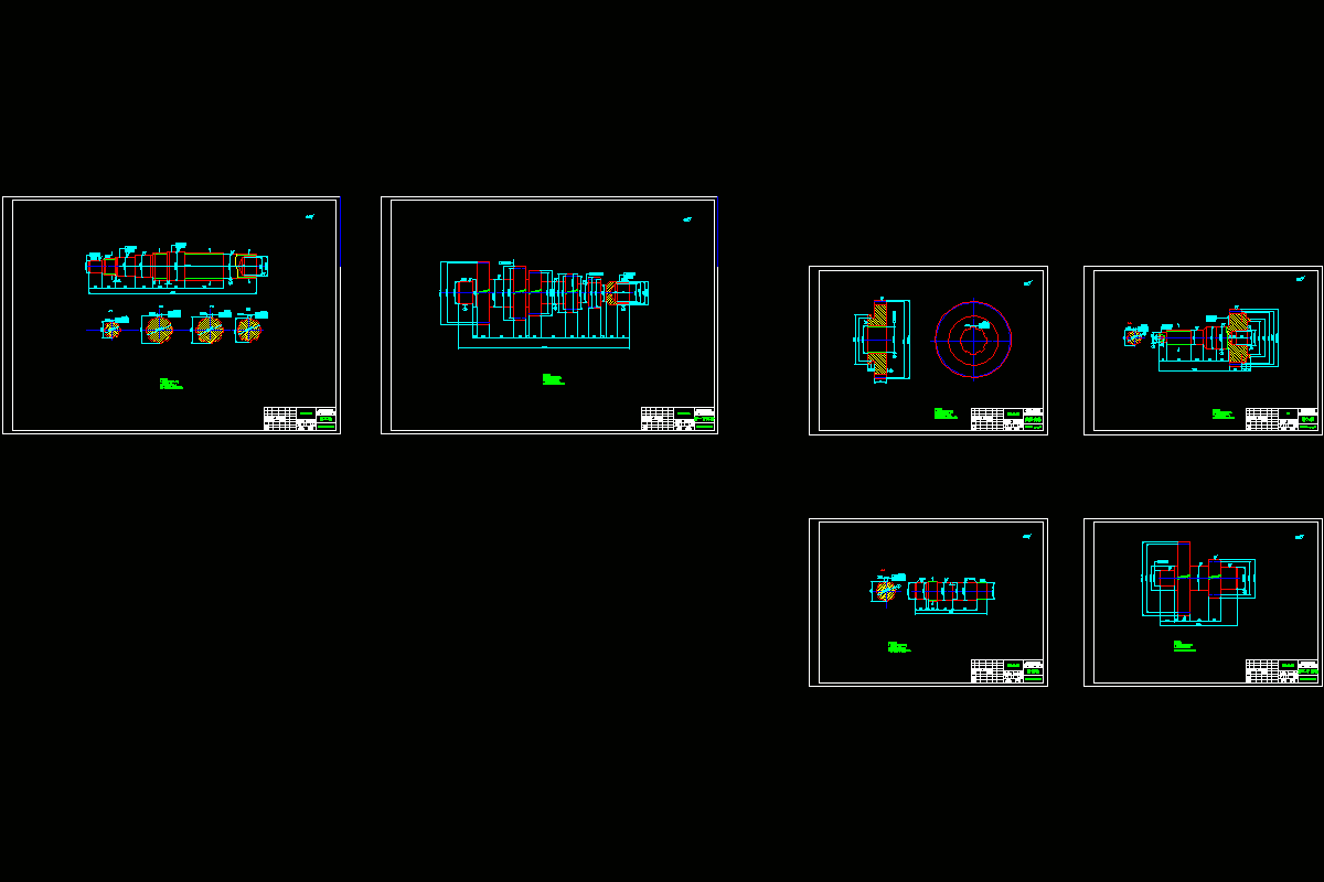 重型载货汽车8档中间轴式HLJIT8-1000变速器设