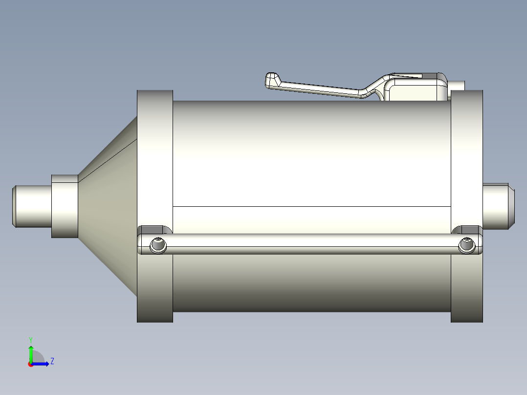 井架3D模型左视图