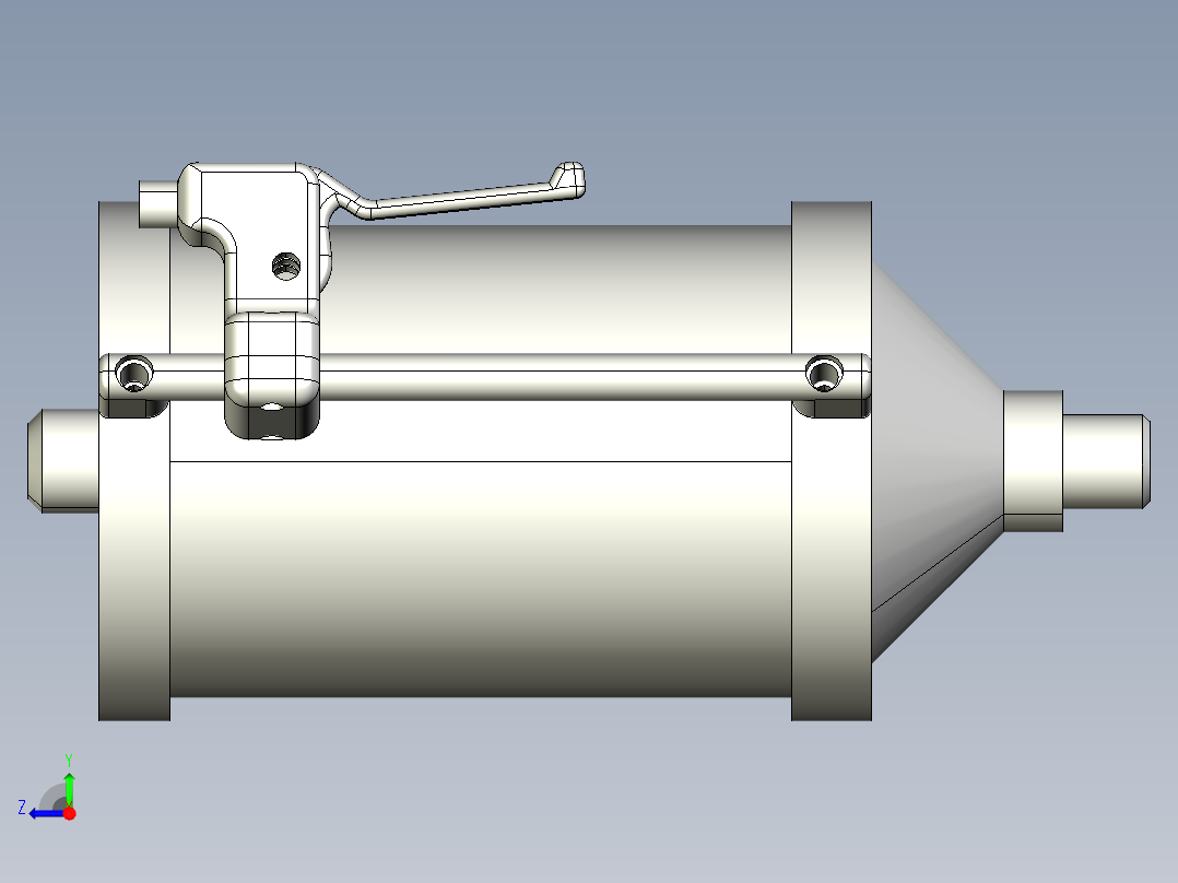 井架3D模型右视图