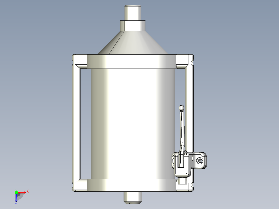 井架3D模型俯视图