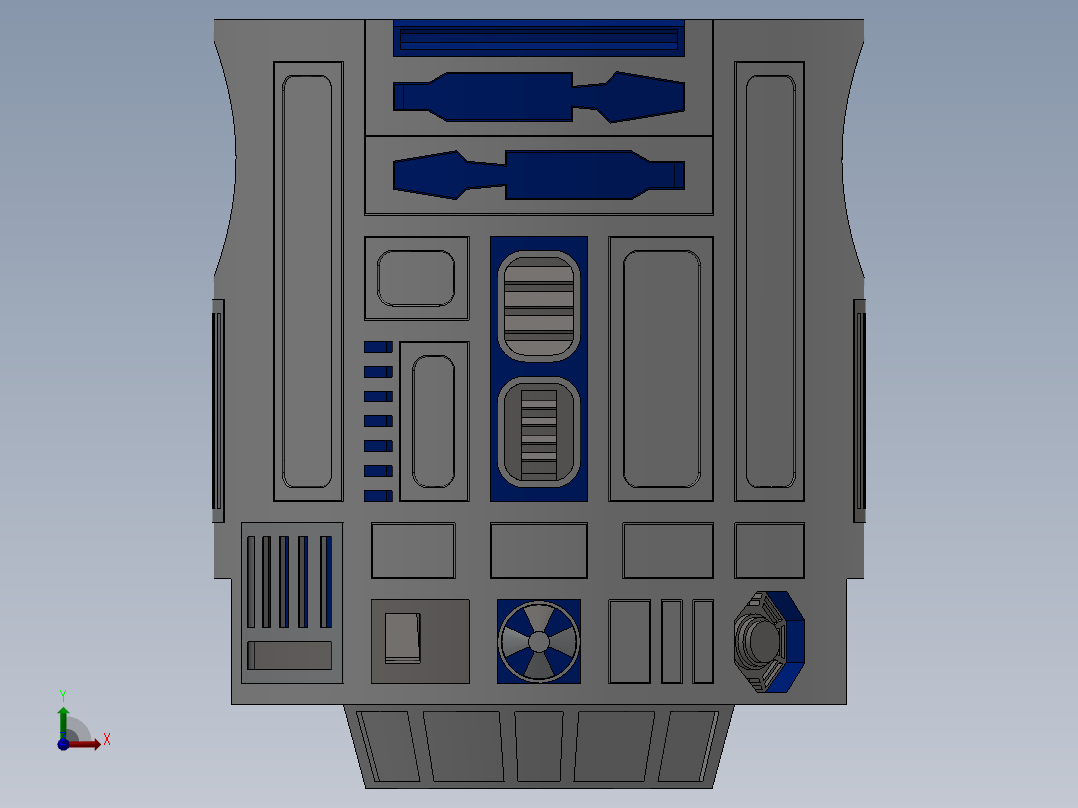 星球大战经典R2D2前视图