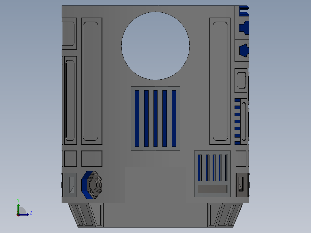 星球大战经典R2D2左视图