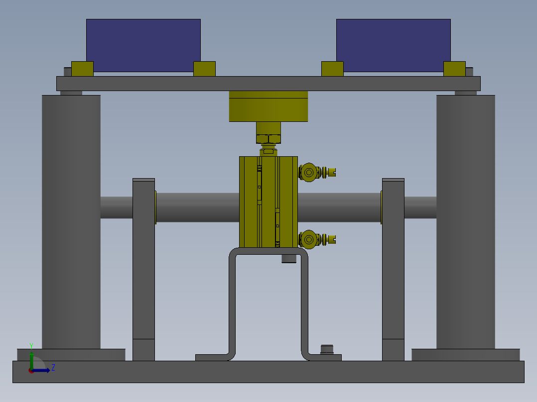 M2 无卡住现象的提升机构左视图