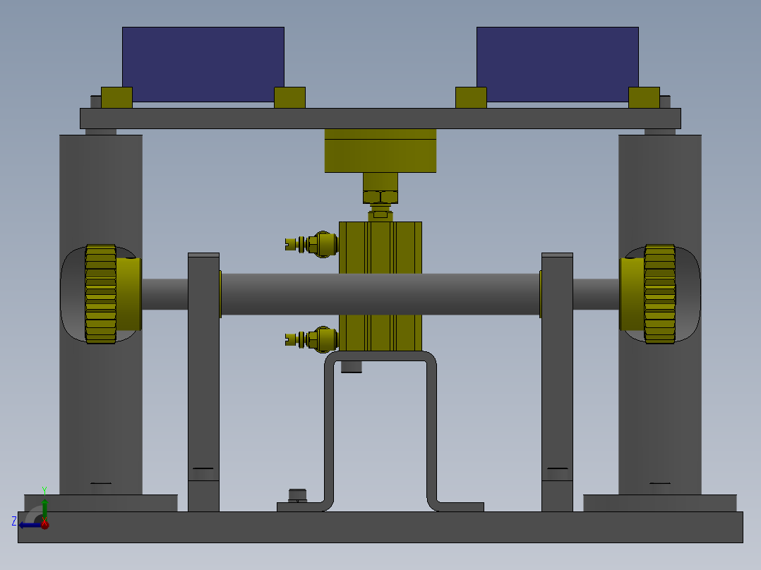 M2 无卡住现象的提升机构右视图