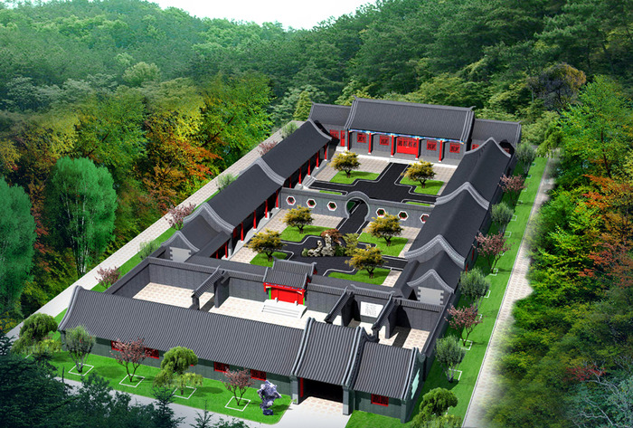299中式四合院建筑CAD施工图纸25套
