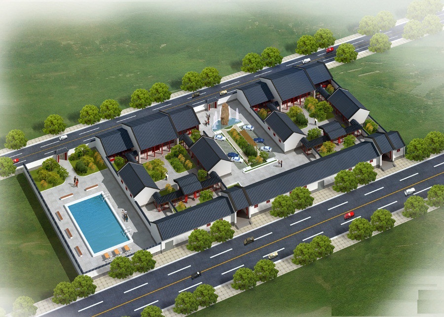 299中式四合院建筑CAD施工图纸25套
