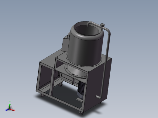 自动马铃薯去皮机设计（土豆去皮机）含三维SW+2007cad+说明书
