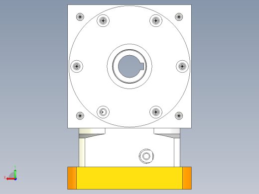 换向器PW110双孔-1 24-95-115-M8.stp后视缩略图