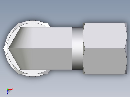 卡套式工业通用硬管接头EO_Adjustable_Locknut_elbow_WEE08LMCF俯视缩略图
