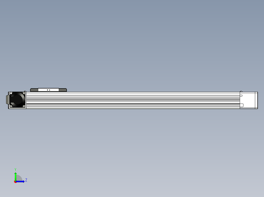 同步带滑台-欧规BC6-L120-S650-L-P40-D3左视图