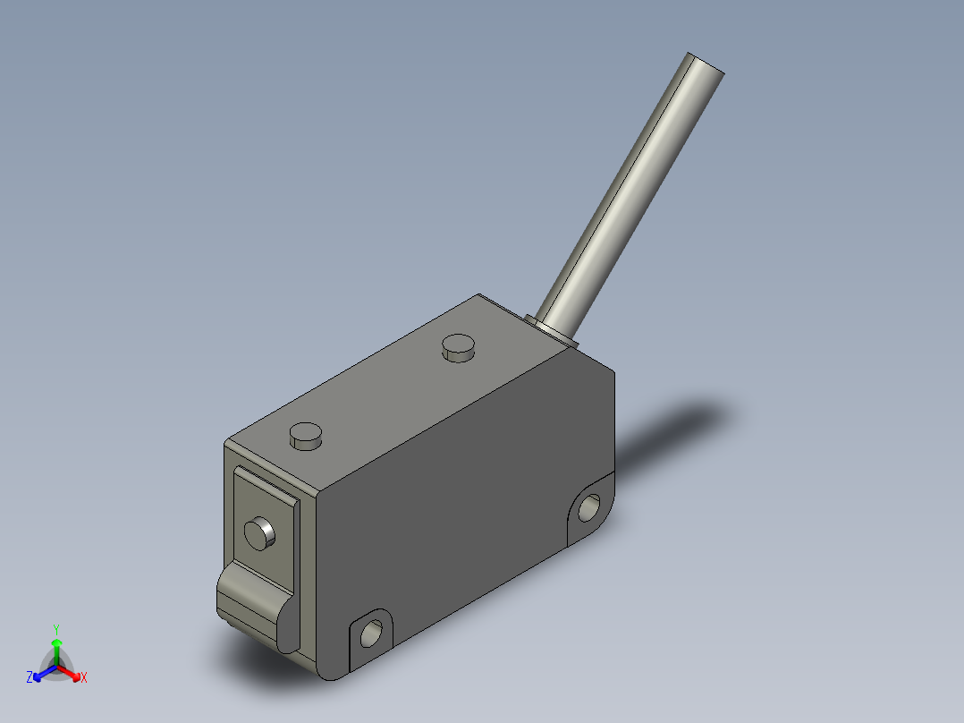 基恩士PZ-V11_kc图纸模型主视图