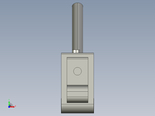 基恩士PZ-V11_kc图纸模型前视缩略图