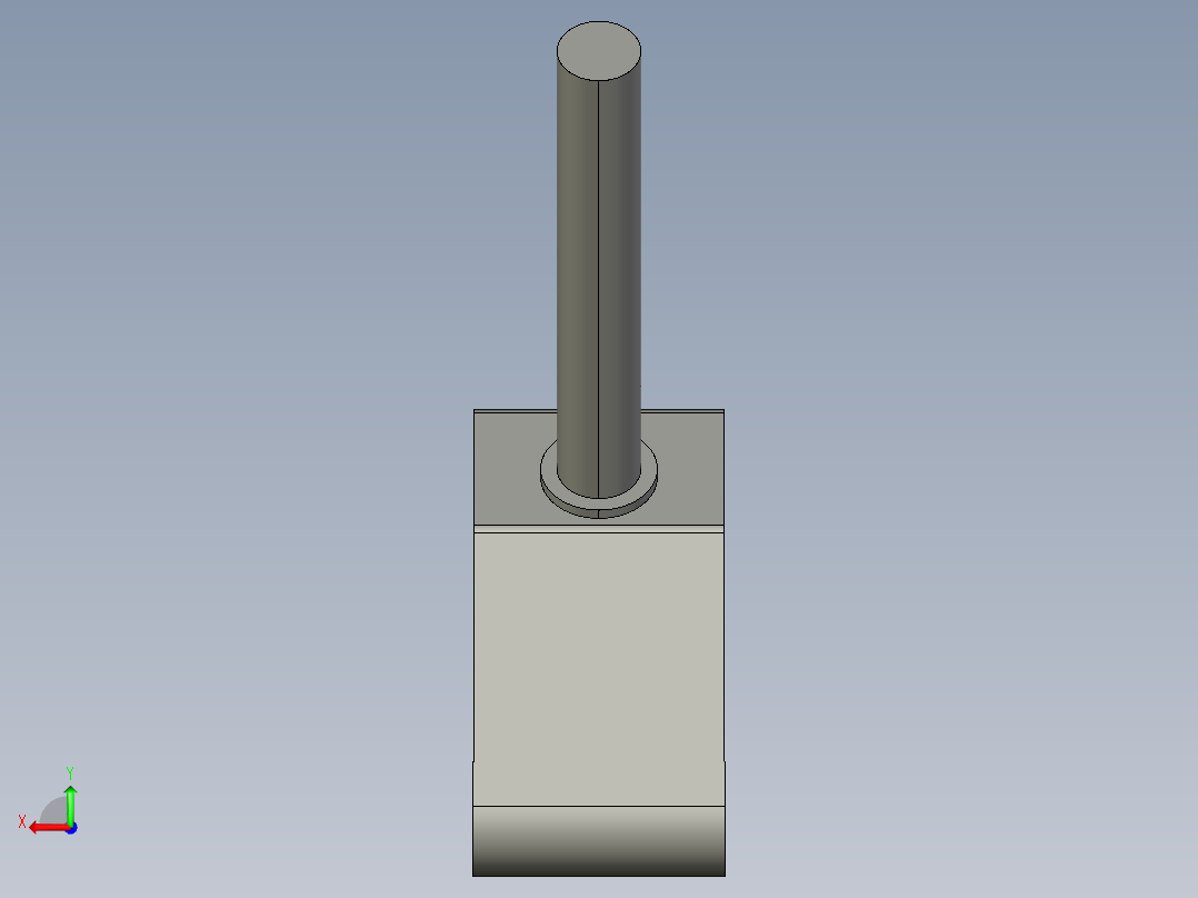 基恩士PZ-V11_kc图纸模型后视图