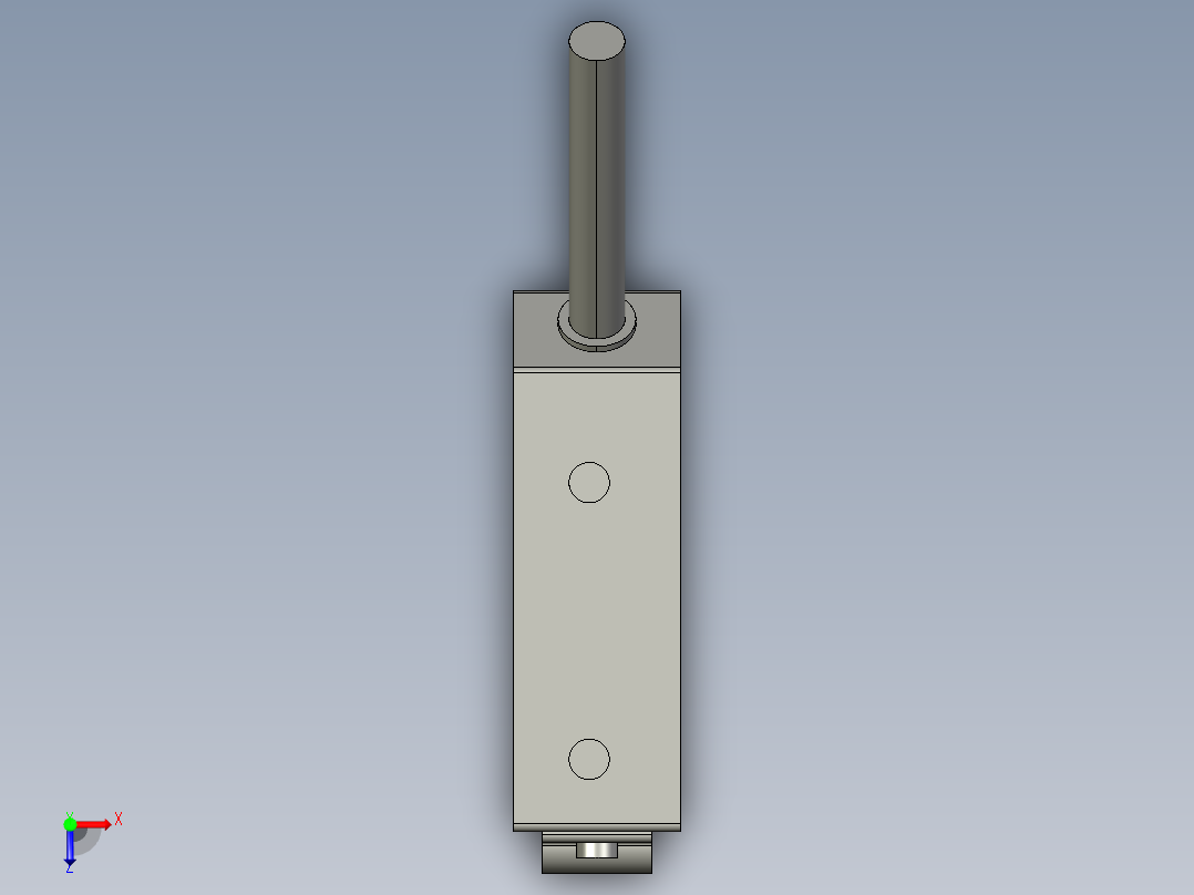 基恩士PZ-V11_kc图纸模型俯视图