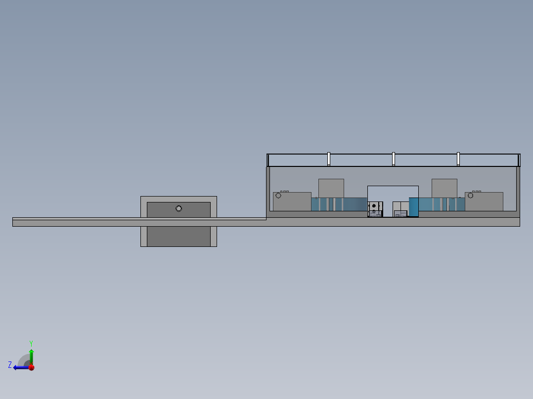 智慧鱼塘蔬菜系统右视图