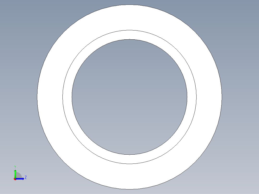 CPVC管件10-Sch80_Coupling_SxS_9829-005 _0.5in左视图