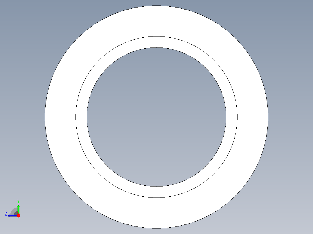 CPVC管件10-Sch80_Coupling_SxS_9829-005 _0.5in右视图