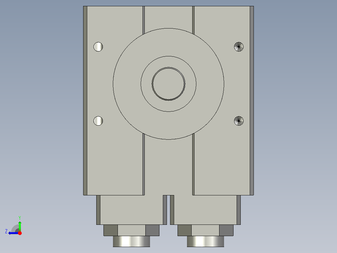 旋转气爪PRC12-90右视图