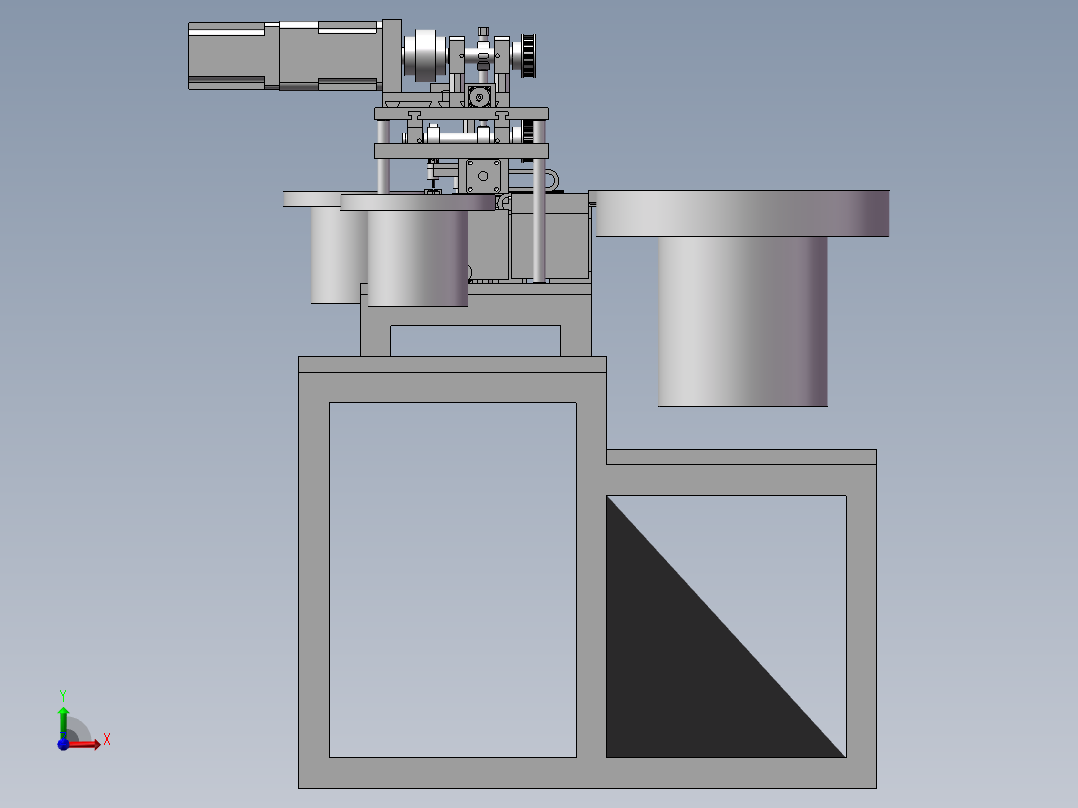 电池片铆压机设备前视图
