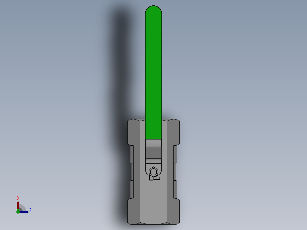一片式内螺纹球阀-316L DN8-DN80俯视图