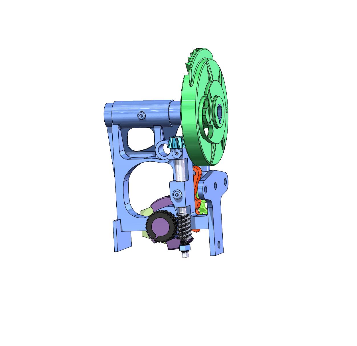 打结器打捆机打包机三维图