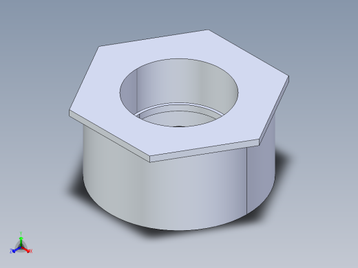 CPVC管件16-Sch80_ReducerBushing_SxSPIG_9837-626FB_10in x 6in正等轴测缩略图