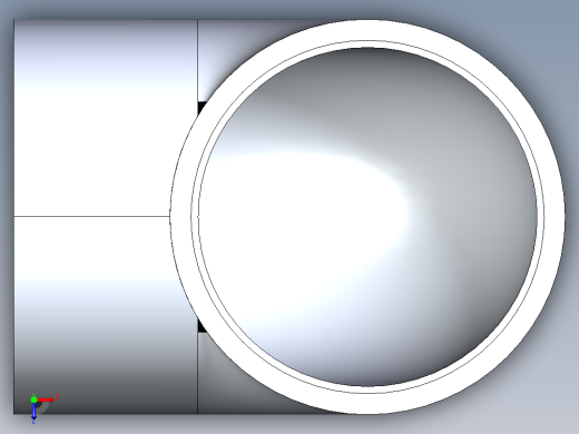 聚氯乙烯配件05-Sch80_90Elbow_SxS_806-100 _10in俯视缩略图