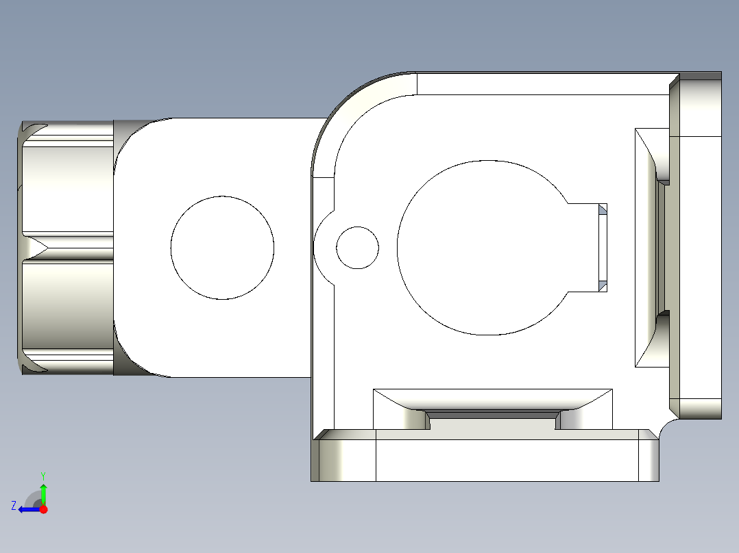 基恩士SJ-H108C_kc图纸模型右视图