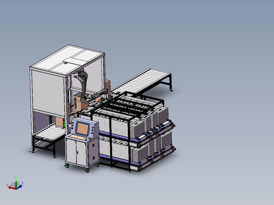 自动化键盘入箱装箱机sw21