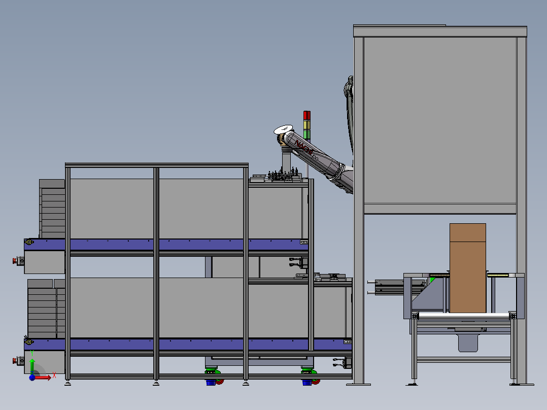 自动化键盘入箱装箱机sw21前视图
