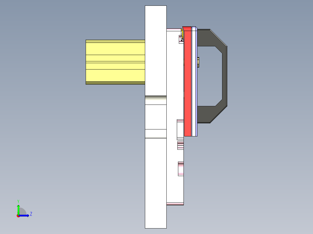 CS19-C-CNC5笔记本CNC工装夹具三维模型-181009左视图