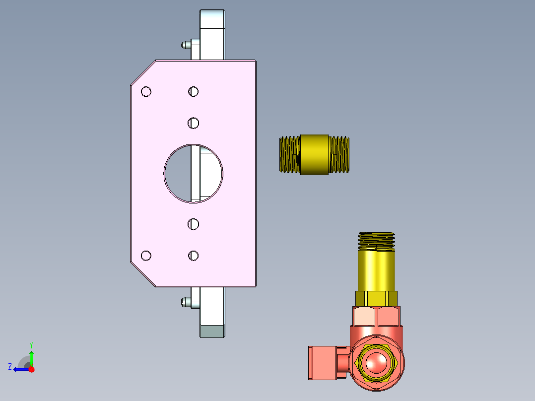 az00-a笔记本CNC工装夹具三维模型-cnc3右视图