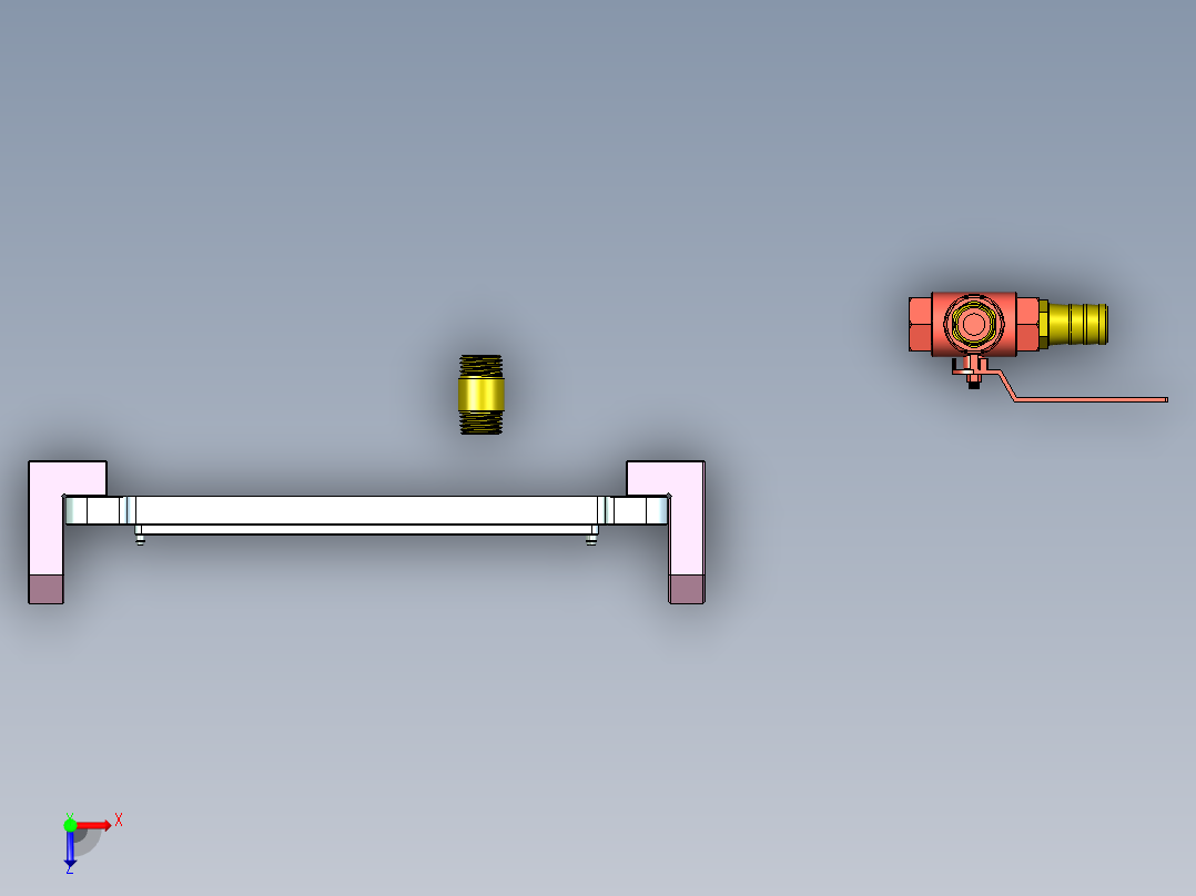 az00-a笔记本CNC工装夹具三维模型-cnc3俯视图