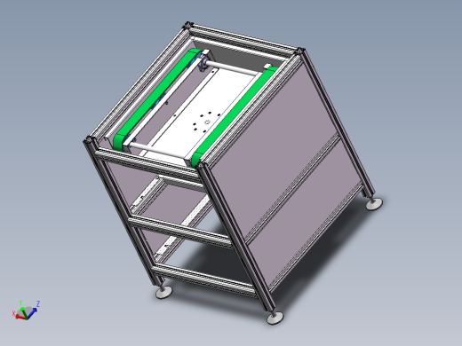 返板升降机sw21可编辑