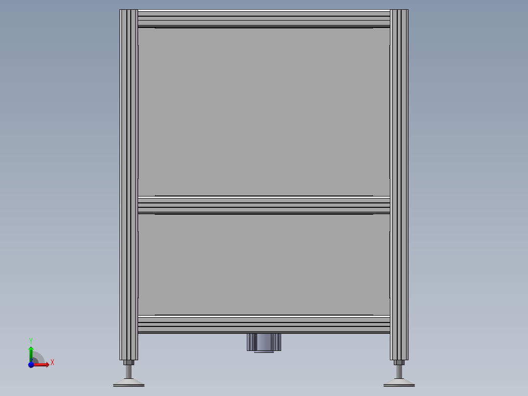 返板升降机sw21可编辑前视图