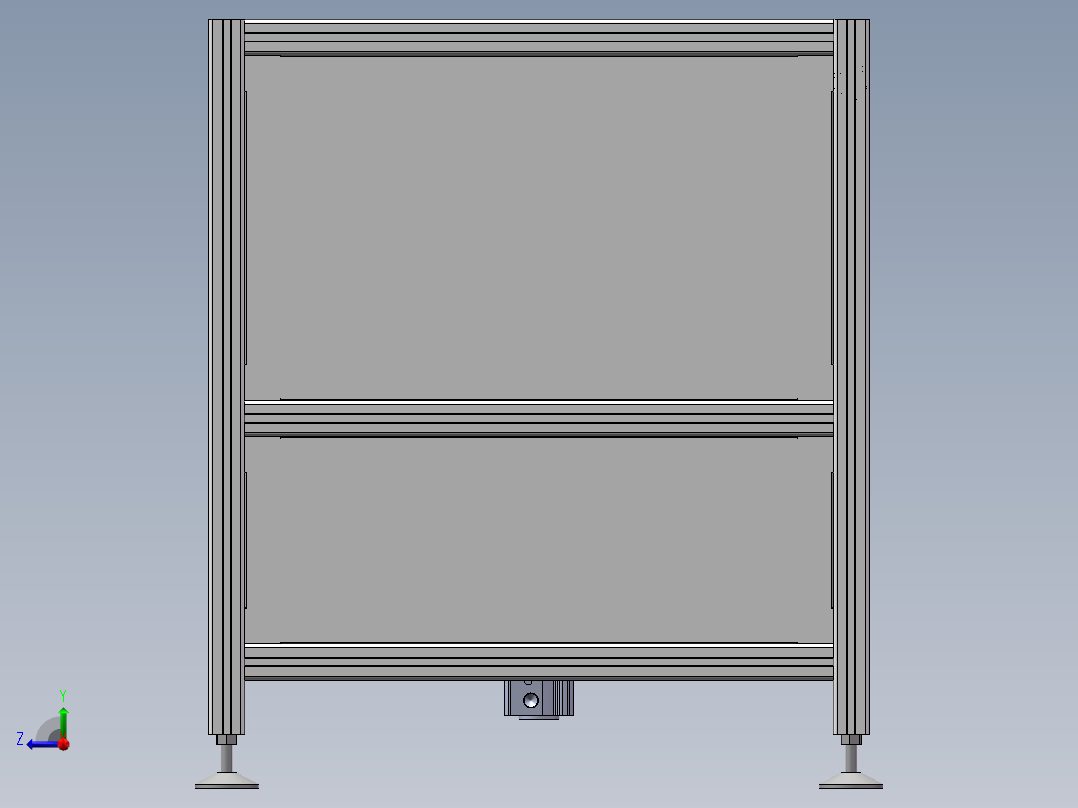 返板升降机sw21可编辑右视图