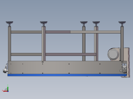 90°塑料无缝链板转弯机sw16可编辑后视缩略图