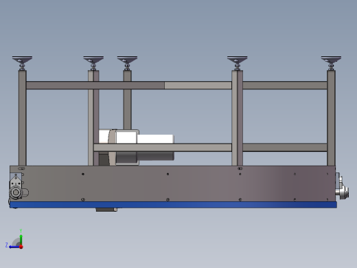 90°塑料无缝链板转弯机sw16可编辑右视缩略图