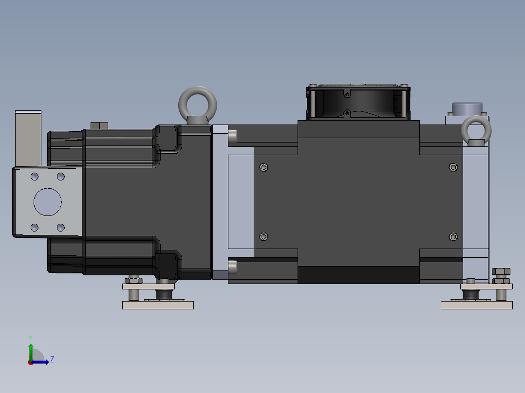 YUKEN EUROPE LTD-ASE-30D液压元件左视图